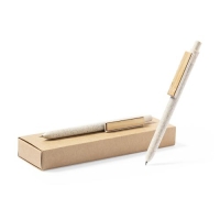 Bamboe schrijfset Bruneok naturel