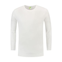 Lemon & Soda heren longsleeve wit,l