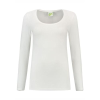 Lemon & Soda dames longsleeve wit,l
