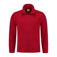 Oakland heren fleece jack rood,l