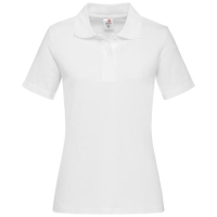 Stedman dames polo wit,l
