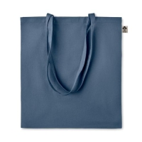 Organisch katoenen boodschappentas Zimder blauw