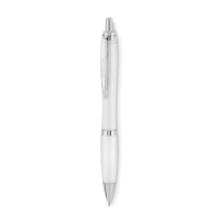 Balpen Rio rpet transparant/wit