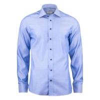 GB01 twill overhemd regular heren middenblauw,l