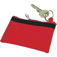 Nylon sleuteletui rood