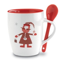 Kerstmok met lepel multi