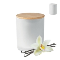 Plantaardige waskaars 200 gr wit