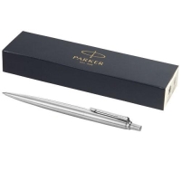 Parker Jotter steel balpen steel blauwschrijvend
