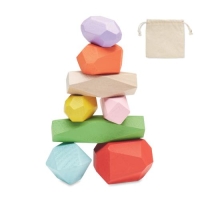 Houten stapelstenen Dolmen beige