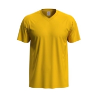 Stedman V-hals heren T-shirt sunflower yellow,l