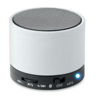 Bluetooth-luidspreker Round Bass wit