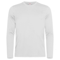 Basic Active-T longsleeve heren wit,3xl