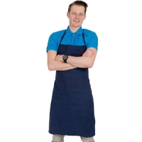 Katoenen schort Cotton Star blauw