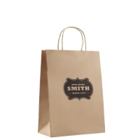 Papieren tas medium bruin