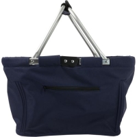 Opvouwbare boodschappenmand blauw