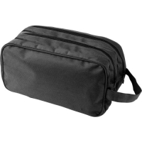 Polyester toilettas (600D) zwart