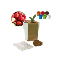Hot-but-cool beker aardbeienzaadjes blauw