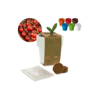 Hot-but-cool beker kerstomatenzaadjes blauw
