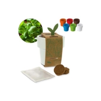 Hot-but-cool beker basilicumzaadjes blauw
