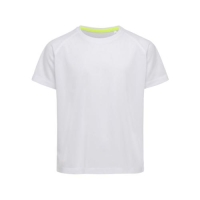 Kinder sportshirt Mesh ActiveDry wit,l