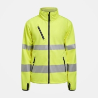 Softshell veiligheidsjas Hi-Vis geel,3xl