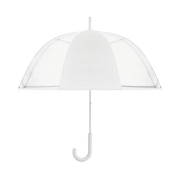 23 inch transparante paraplu Gota wit