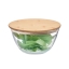 Glazen saladeschaal 1200 ml transparant