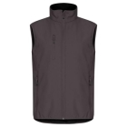 Classic softshell vest donkergrijs,2xl