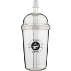 Drinkbeker met rietje 500 ml Glow