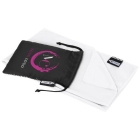 Gerecyclede PET sport koelhanddoek in pouch wit