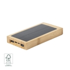 Bamboe solar powerbank bamboe