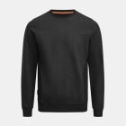 5402 Ronde hals sweatshirt zwart,l