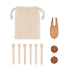 Golf accessoires in etui Dormie beige