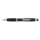 Touchpen met oplichtend logo zwart