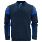 Prime polosweater unisex marineblauw/kobalt,2xl