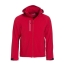 Milford softshell jacket rood,3xl