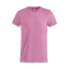 Basic-T bodyfit T-shirt helder roze,3xl