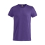 Basic-T bodyfit T-shirt helder lila,3xl
