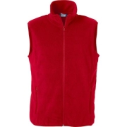 Basic Fleece Bodywarmer rood,3xl