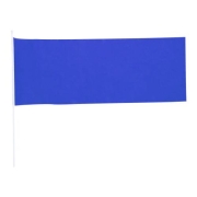 Vlag op Stok Portel blauw