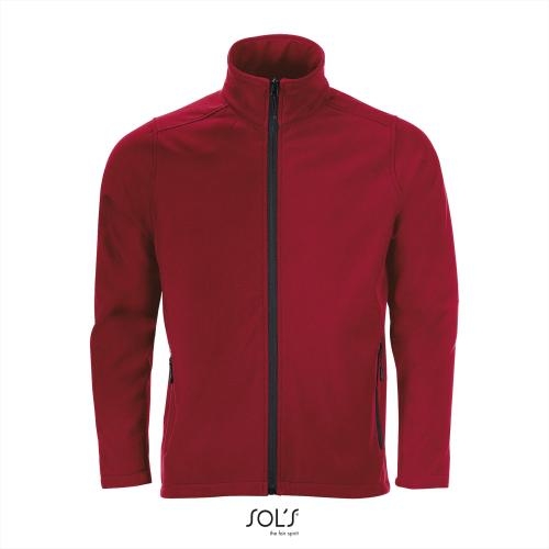 Heren Softshell jas 2 laags pepper red,l