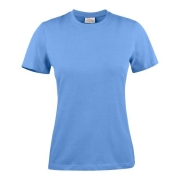 Printer Heavy t-shirt Lady hemelsblauw,l