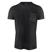 T-shirt met borstzak Walcott zwart,2xl