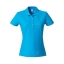 Basic dames polo turquoise,l
