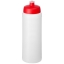 Baseline Plus grip sportfles met sportdeksel 750 ml transparant/rood