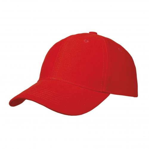Heavy brushed 6 panel cap rood