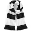 Gestreepte sjaal Stadium zwart/wit
