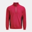 5401 Halfzip sweatshirt rood/zwart,3xl