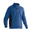 5401 Halfzip sweatshirt hemelsblauw/zwart,3xl