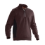5401 Halfzip sweatshirt bruin/zwart,3xl